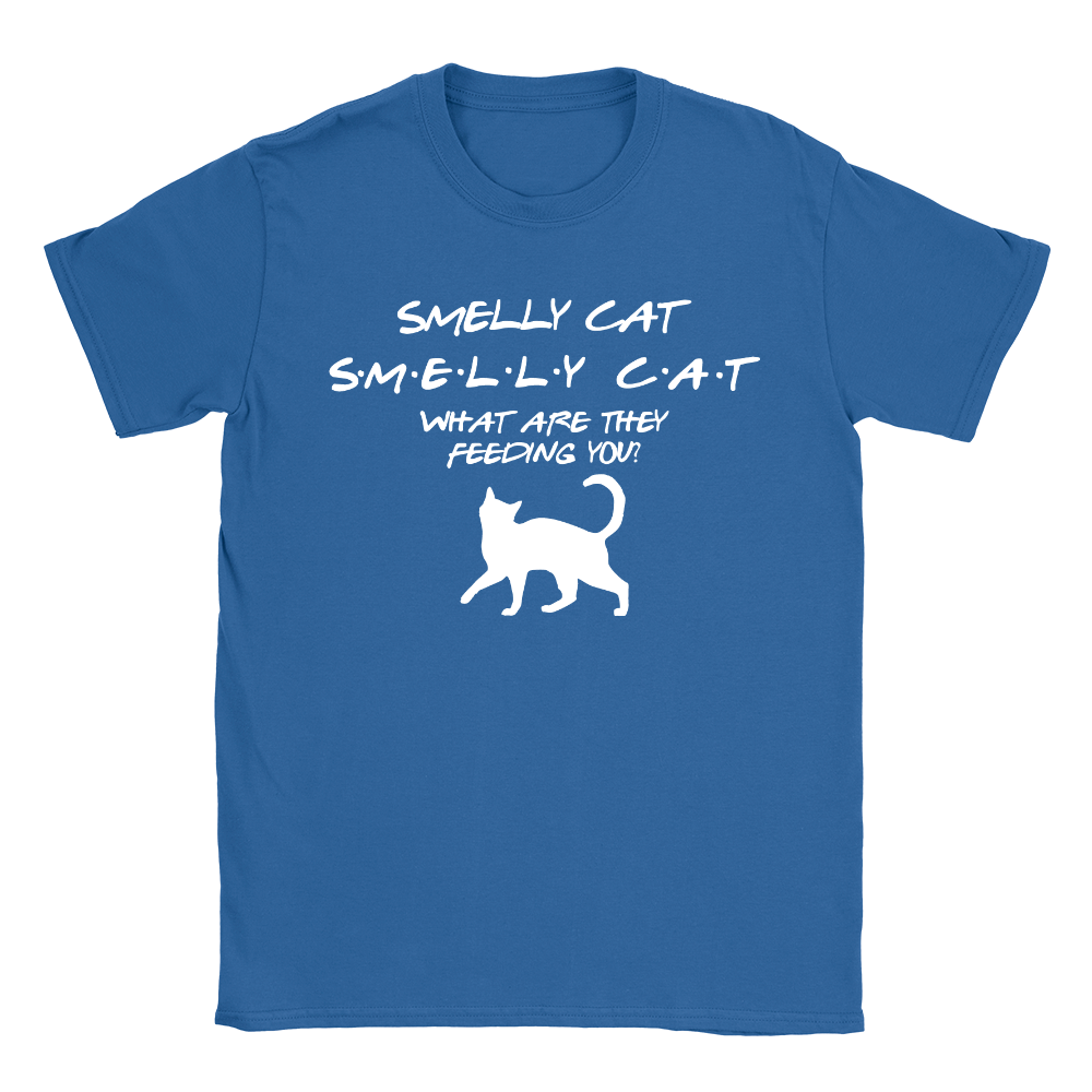 DANIELBURTON Funny Smelly Cat TV Show Mens Black T-Shirts Top Tees Short Sleeve Shirts 