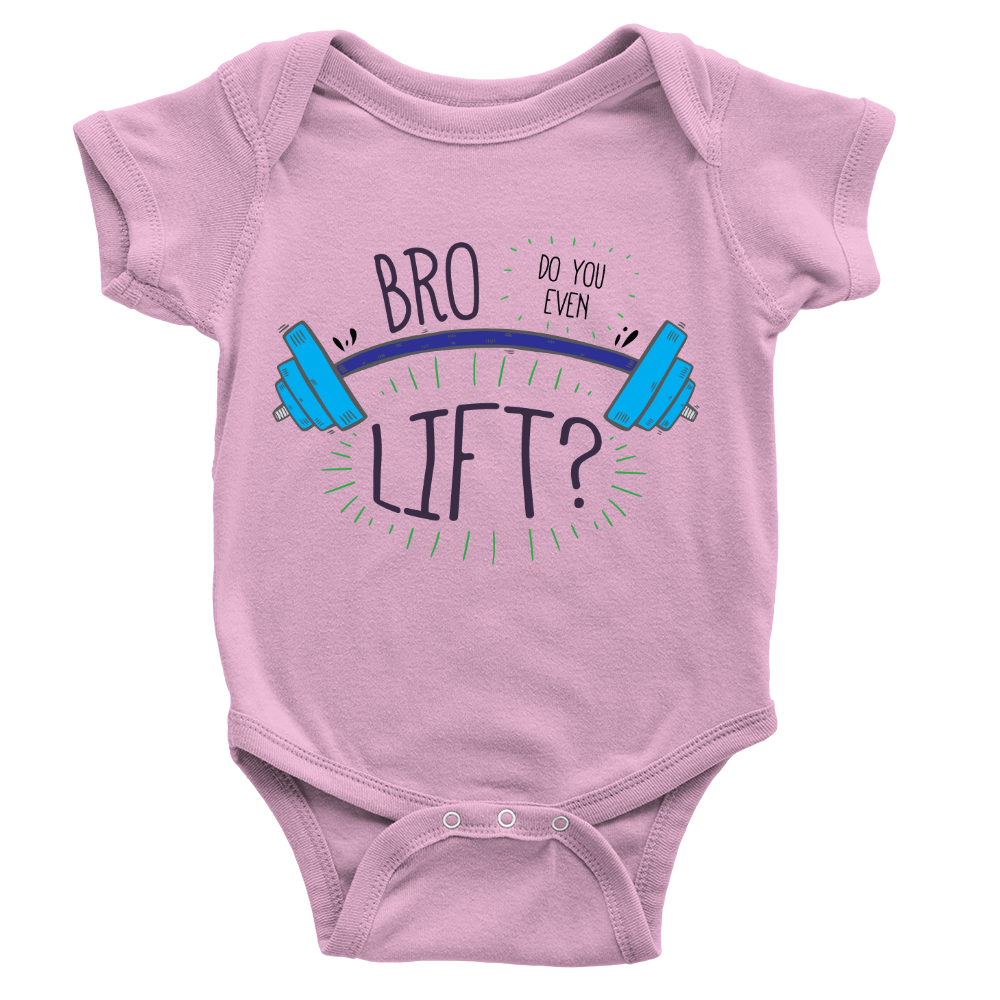 miniature 4  - Bro Do You Even Lift Babygrow Gym Training Daddy Workout Funny Weights Gift