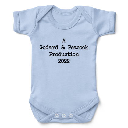 Personalised A Name Production Babygrow