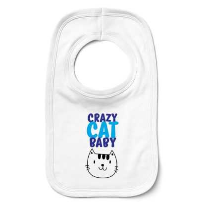 Crazy Cat Baby Bib