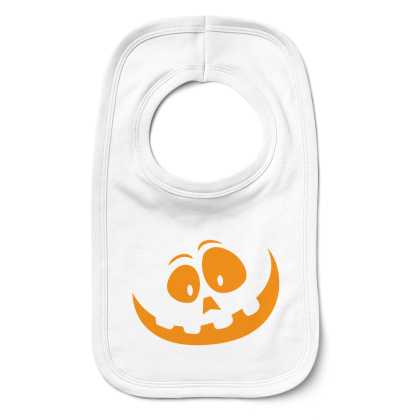 Cute Pumpkin Face Bib