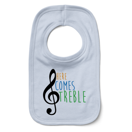 Here Comes Treble Bib