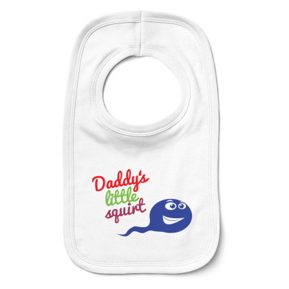 Daddy's Little Squirt Bib