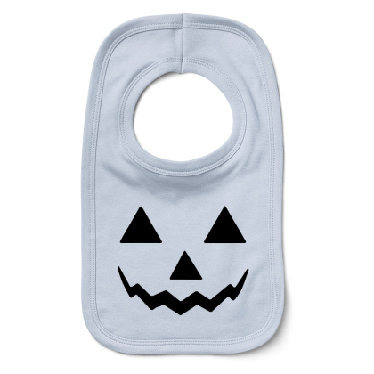 Evil Pumpkin Face Bib