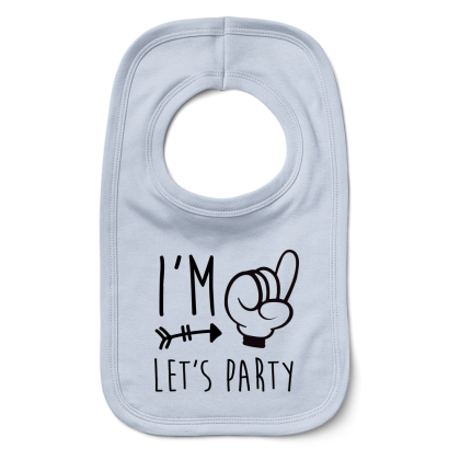 Im One Lets Party Bib