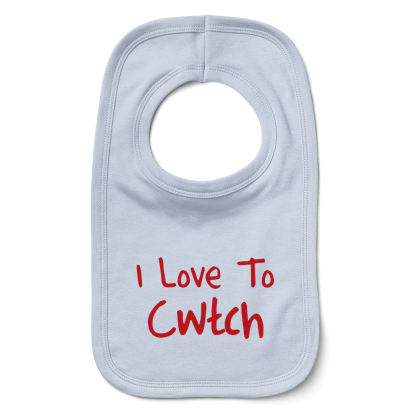 I Love To Cwtch Bib