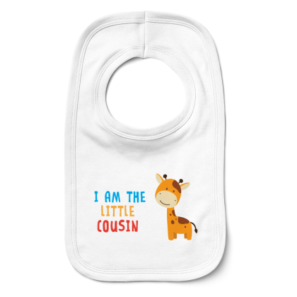 I Am The Little Cousin Bib