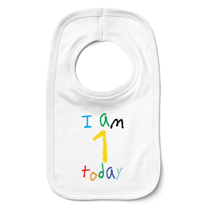 I Am 1 Today Bib