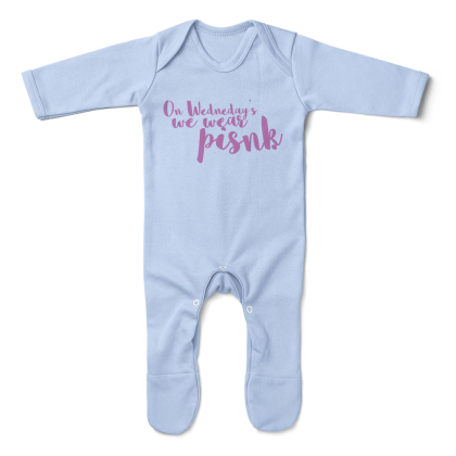 On Wednesdays We Wear Pink Baby Romper