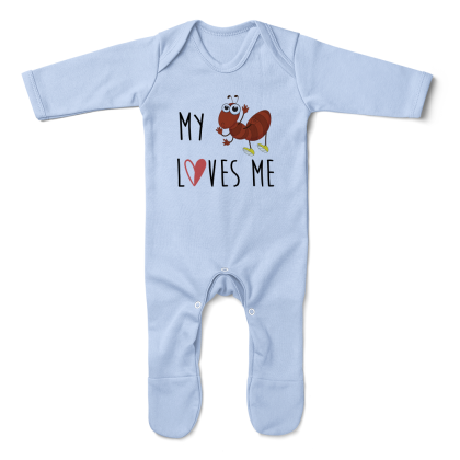 My Antie Loves Me Baby Romper