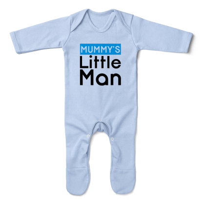 Mummys Little Man Baby Romper