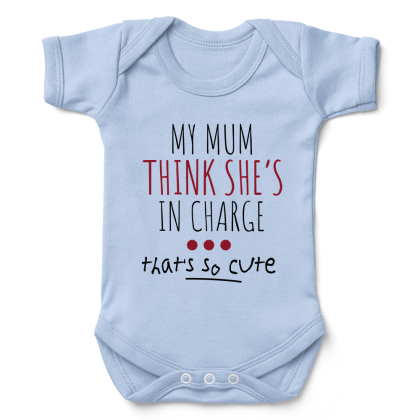 Mum Thinks She In Charge Babygrow
