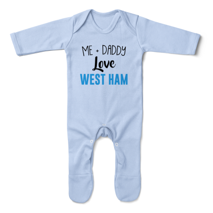 Me  Daddy Love West Ham Baby Romper