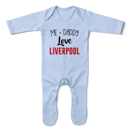 Me  Daddy Love Liverpool Baby Romper
