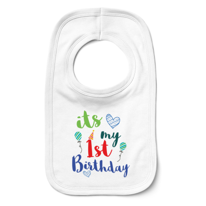 Its My 1st Birthday Bib