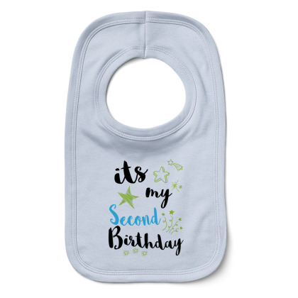 Its My Second Birthday Boys Bib