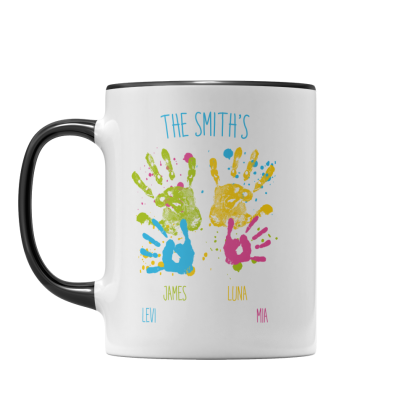 Personalised Name Hand Print Mug