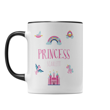Personalised Name Princess 2 Mug
