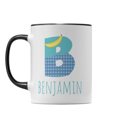 Personalised Big Initial Is For 1 Mug