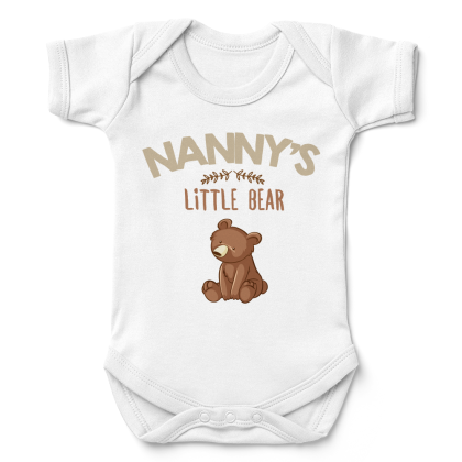 Nannys Little Bear Babygrow