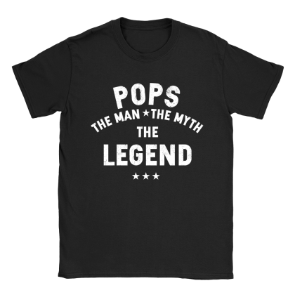 Pops The Man Mens T-Shirt