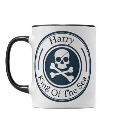 Personalised Name King Of The Sea Mug