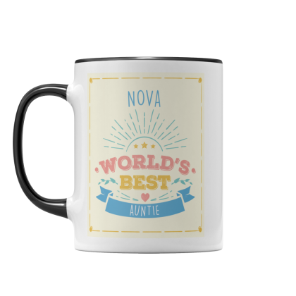 Personalised Name Auntie Mug