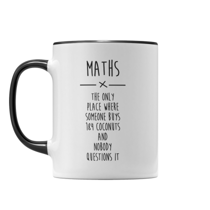 Nobody Questions Maths Mug
