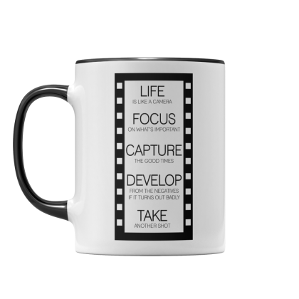 Life Is Like A Camera Mug