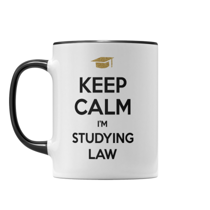 Keep Calm Studying Law Mug