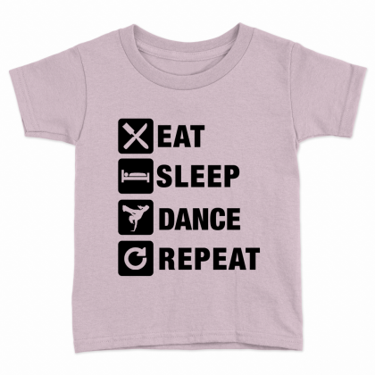 Eat Sleep Dance Repeat Kids T-Shirt