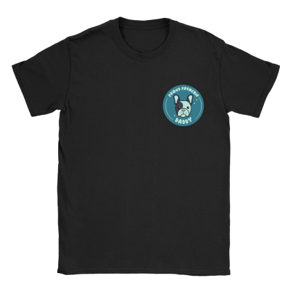 Proud Frenchie Daddy Mens T-Shirt