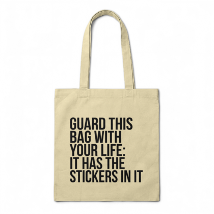 Guard Bag Stickers Inside Tote Bag