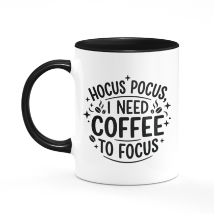 Hocus Pocus, I Need Coffee to Focus Mug