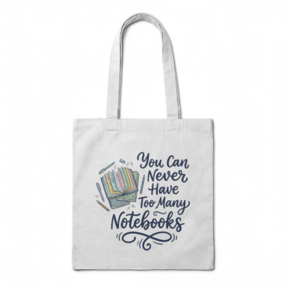 Too Many Notebooks Tote Bag
